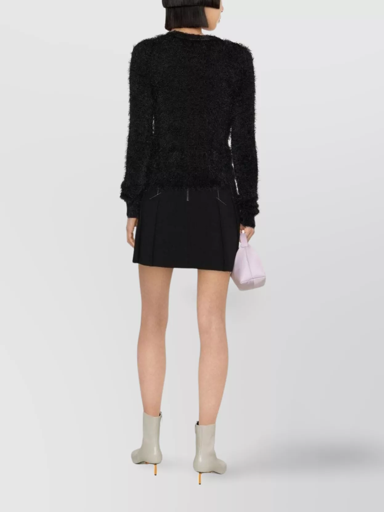 Msgm Long-Sleeve V-Neck Knitted Cardigan
