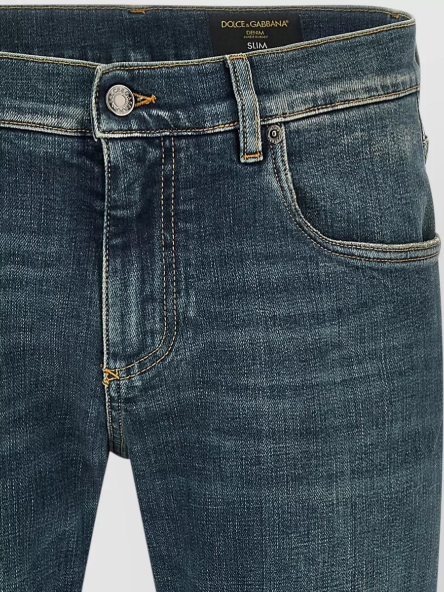 Dolce&Gabbana Denim Low-Rise Skinny Jeans