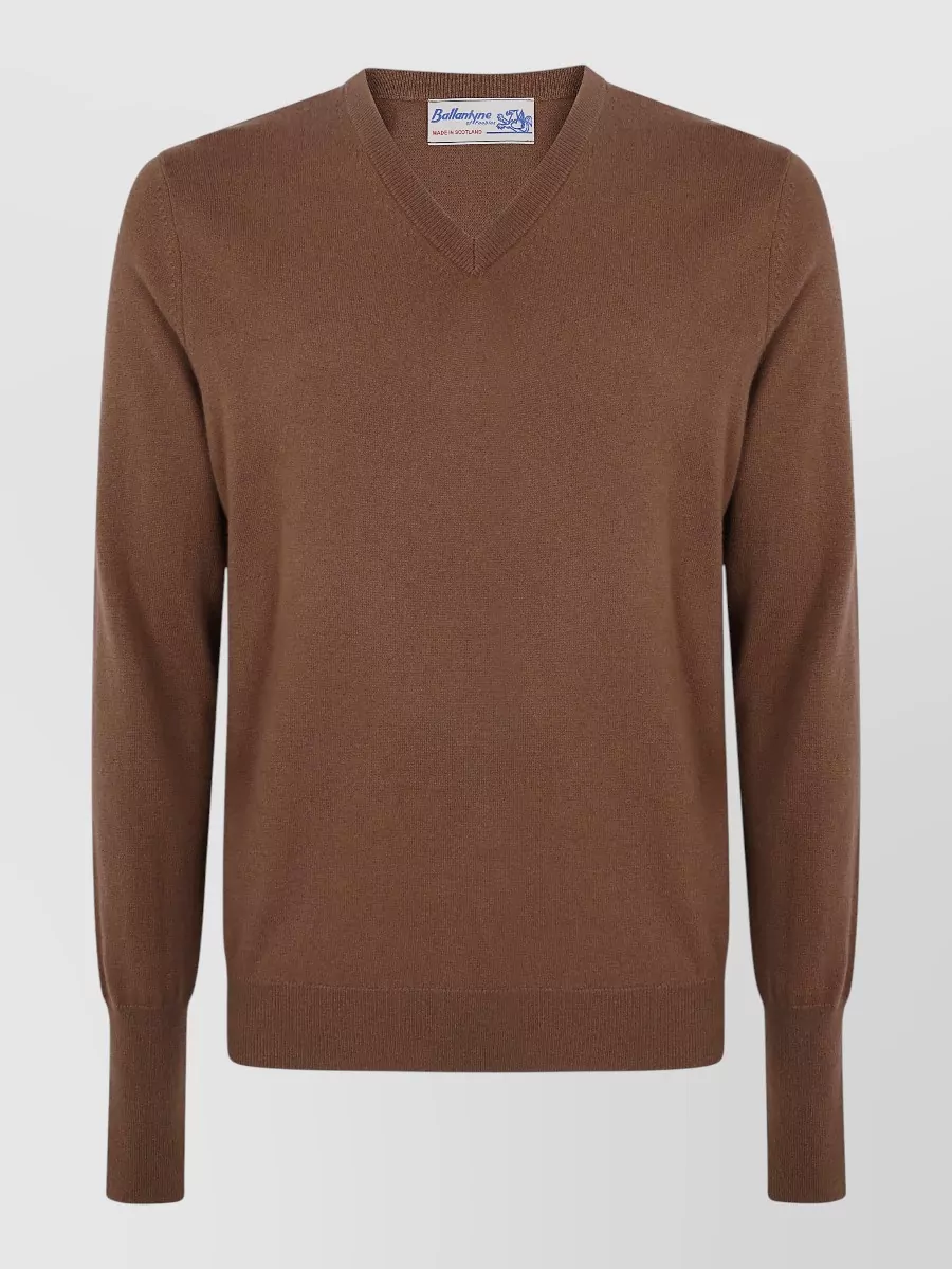 Ballantyne cashmere v-neck jumper