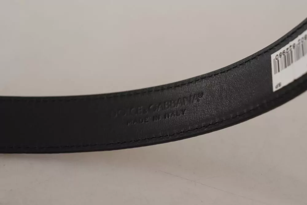Dolce&Gabbana Leopard-Print Leather Belt