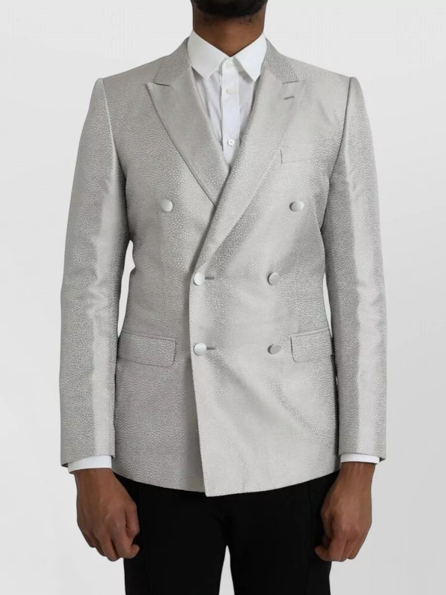 Dolce&Gabbana silk double-breasted dinner blazer