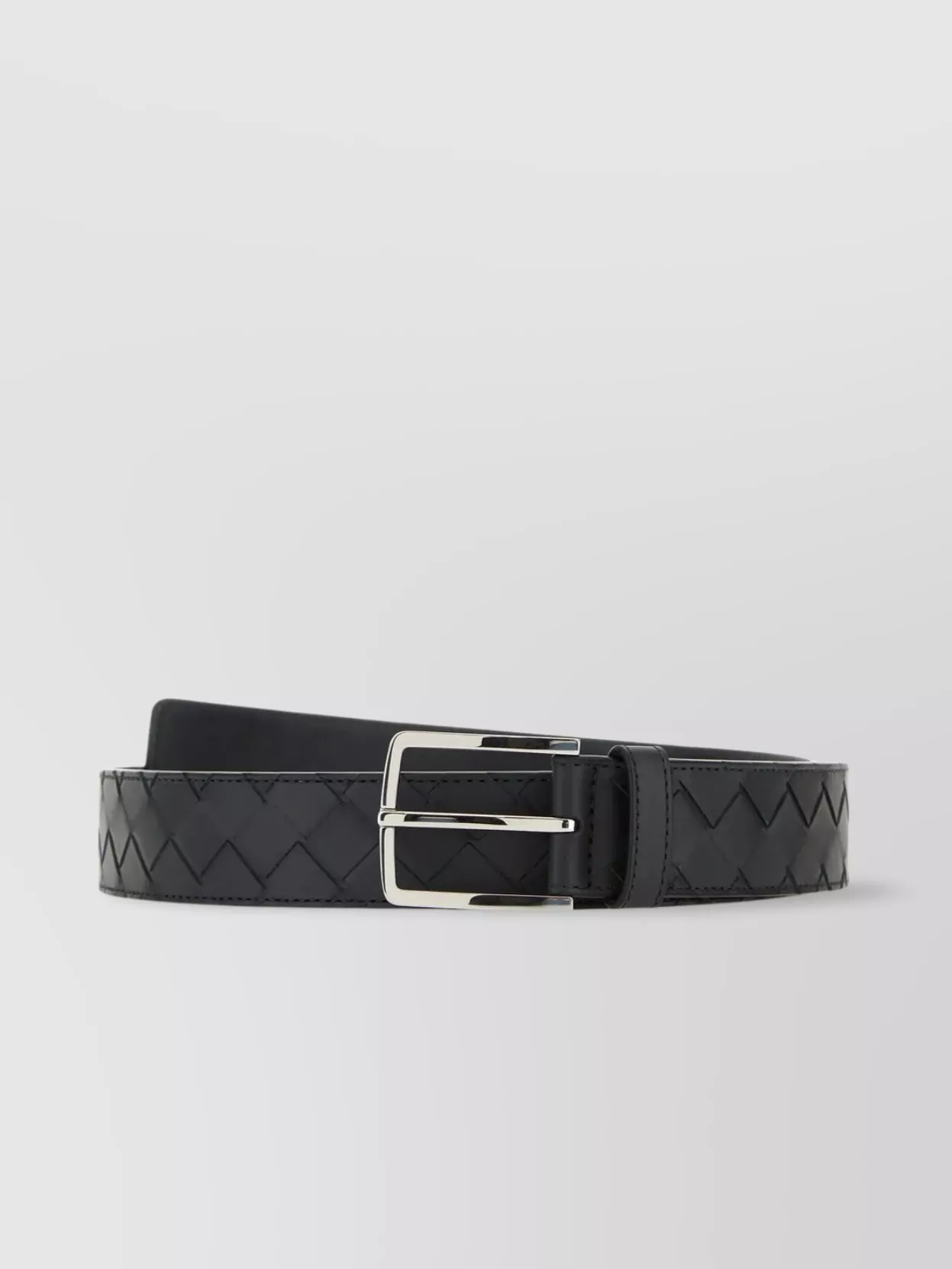 Shop Bottega Veneta Quilted Adjustable Leather Belt