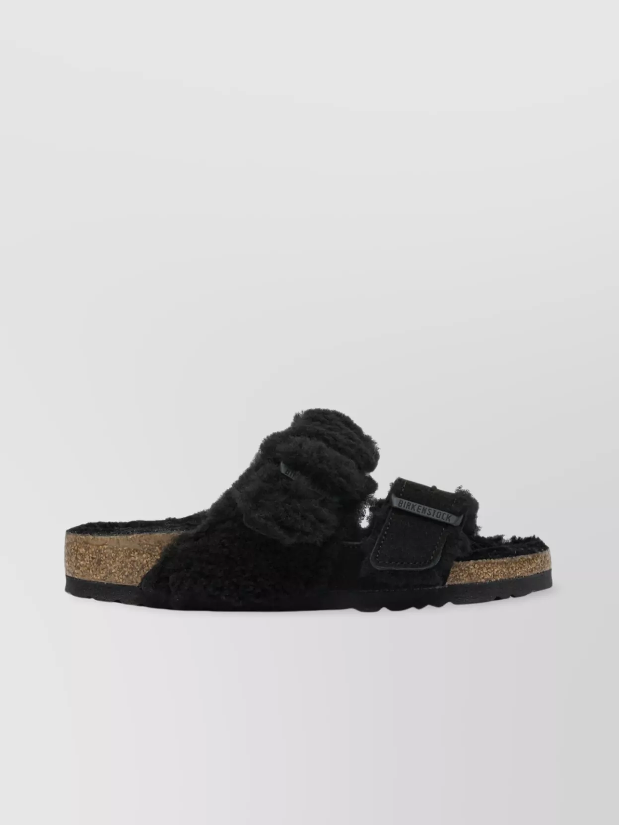 Birkenstock leather shearling sandals
