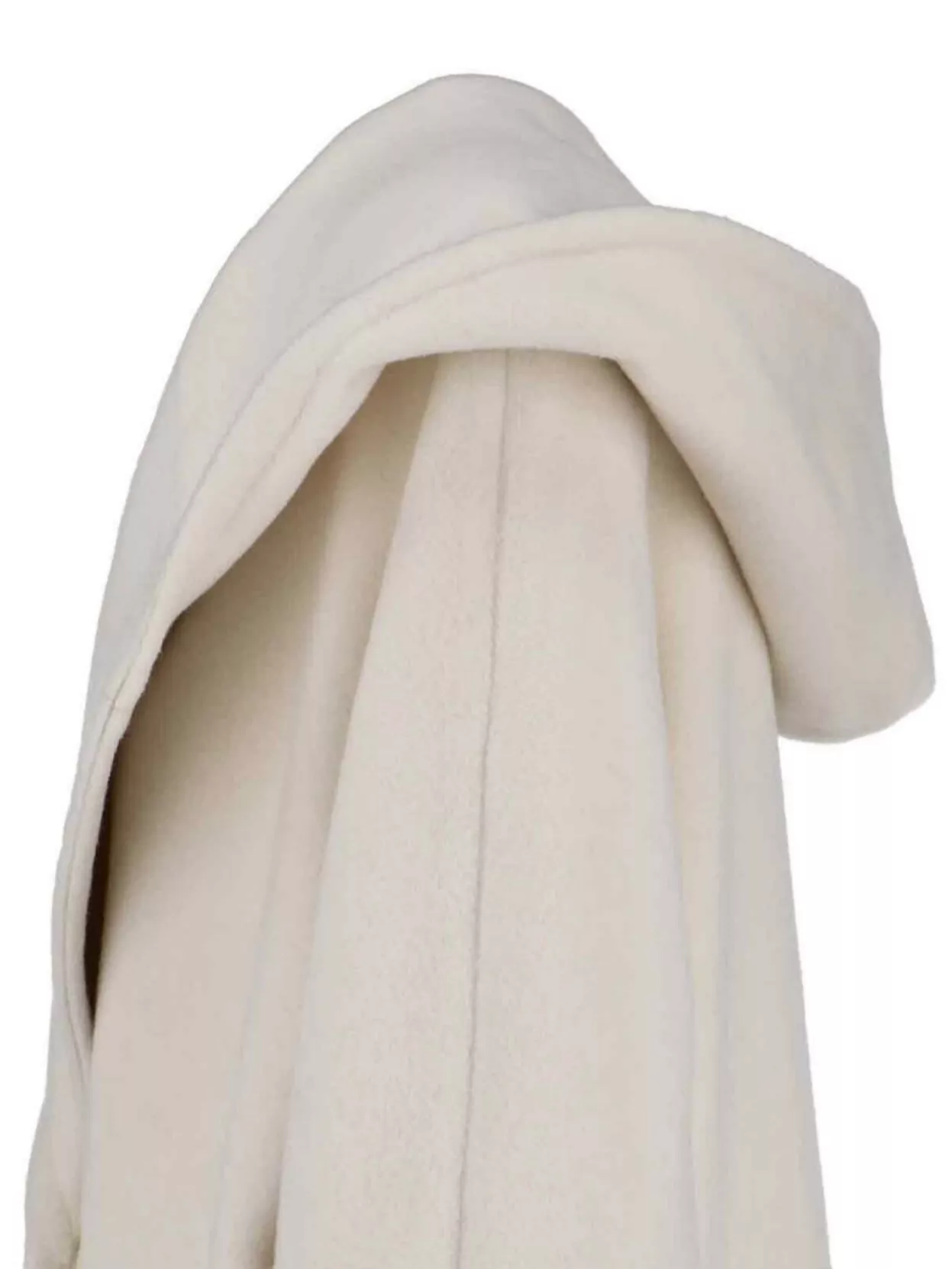 Tagliatore Long Hooded Jacket Belted Waist
