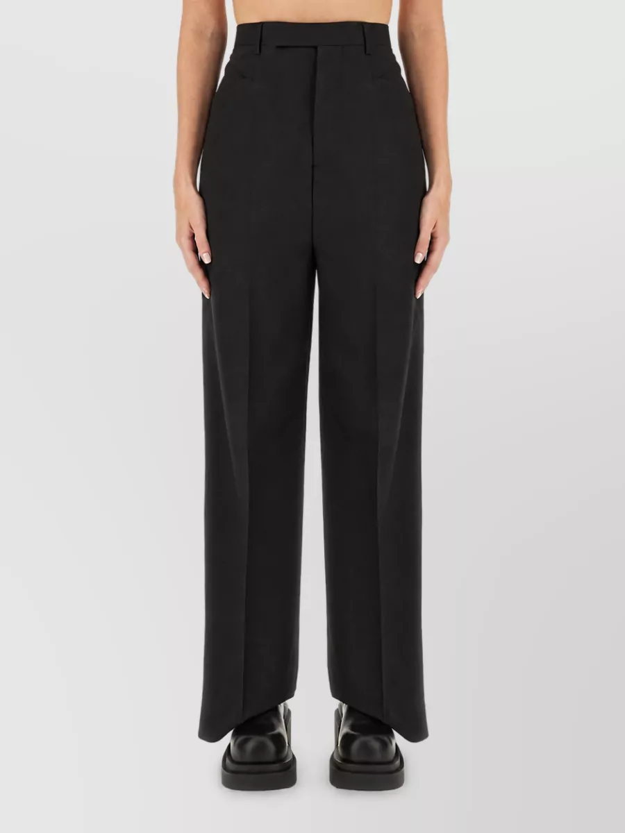 Rick Owens Wool Wide-Leg Trousers
