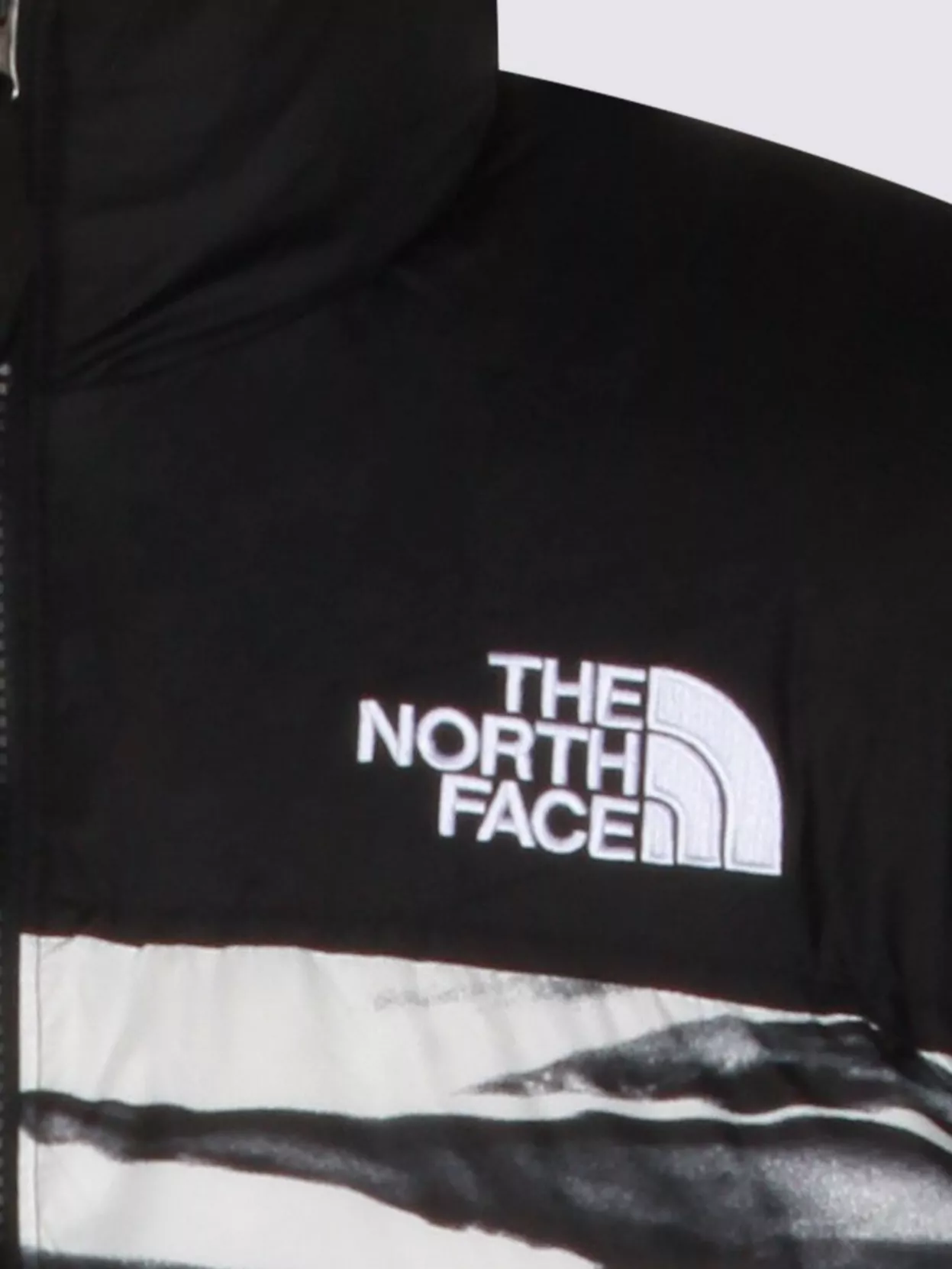 The North Face Printed Down Jackets Featuring High Collar