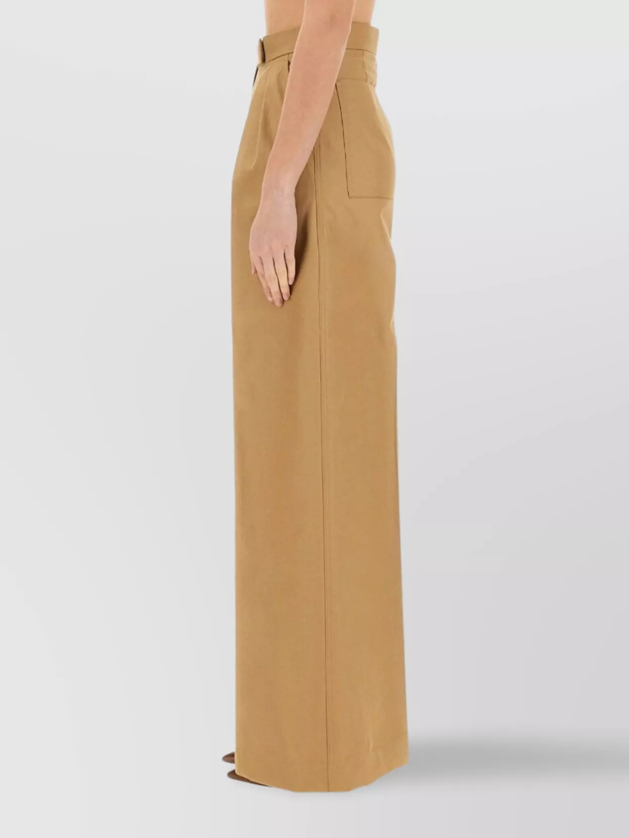 Max Mara Cotton Wide-Leg Trousers