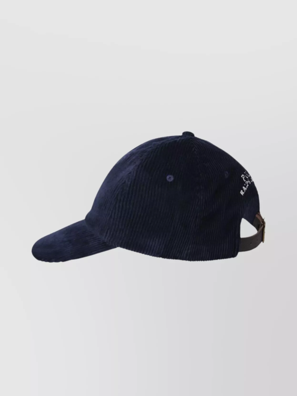Ralph Lauren Curved Brim Corduroy Baseball Cap With Strap