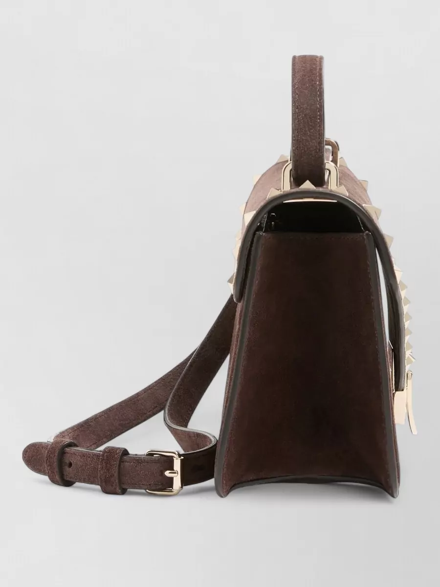 Valentino Leather Rockstud Small Shoulder Bag