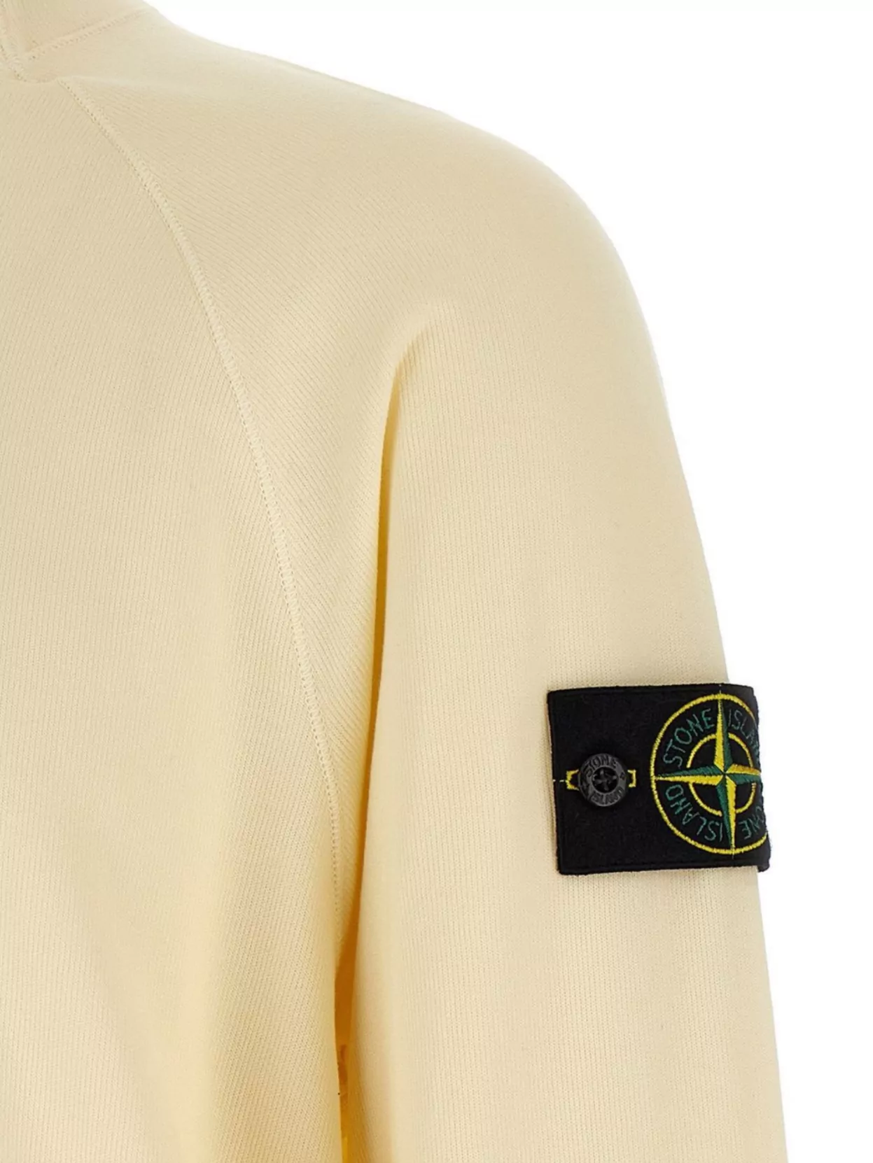Stone Island Crew Neck Logo Badge Sweatshirt