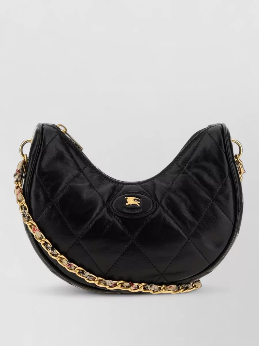 Burberry horseshoe leather clutch bag