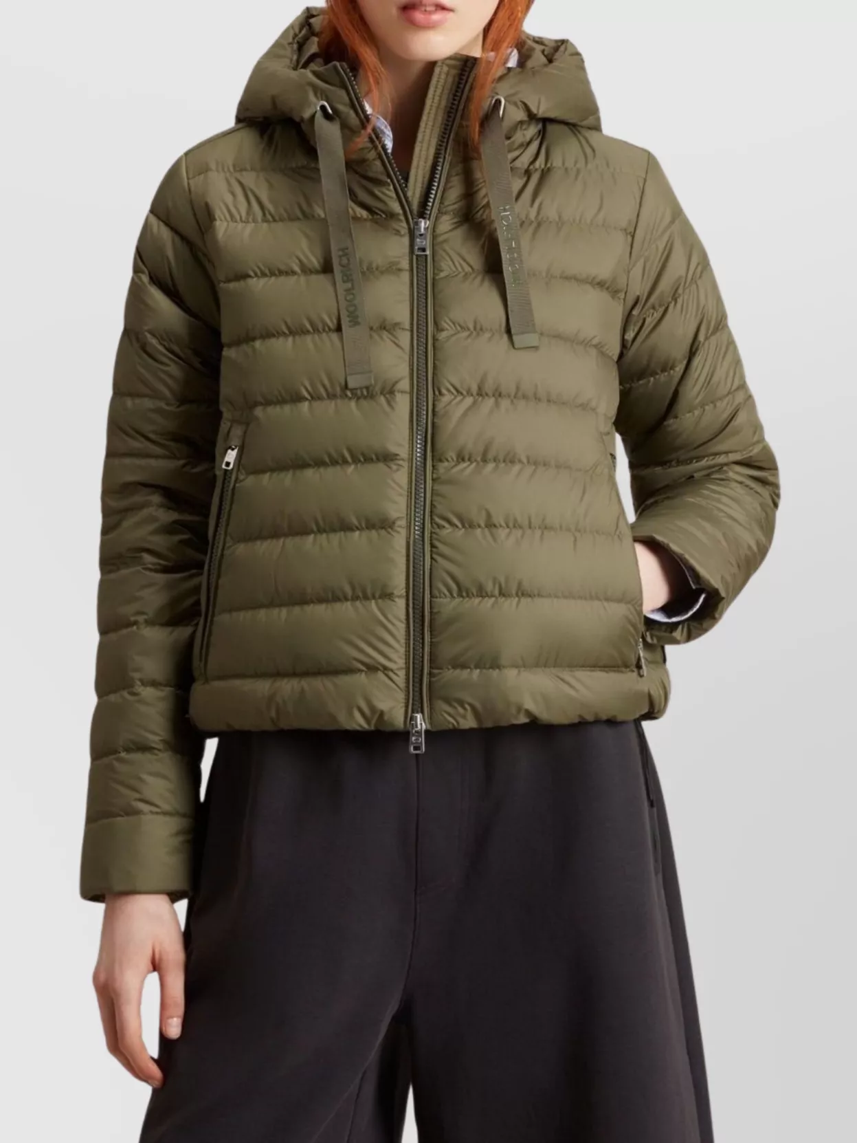 Woolrich Drawstring Detail Quilted Down Jacket