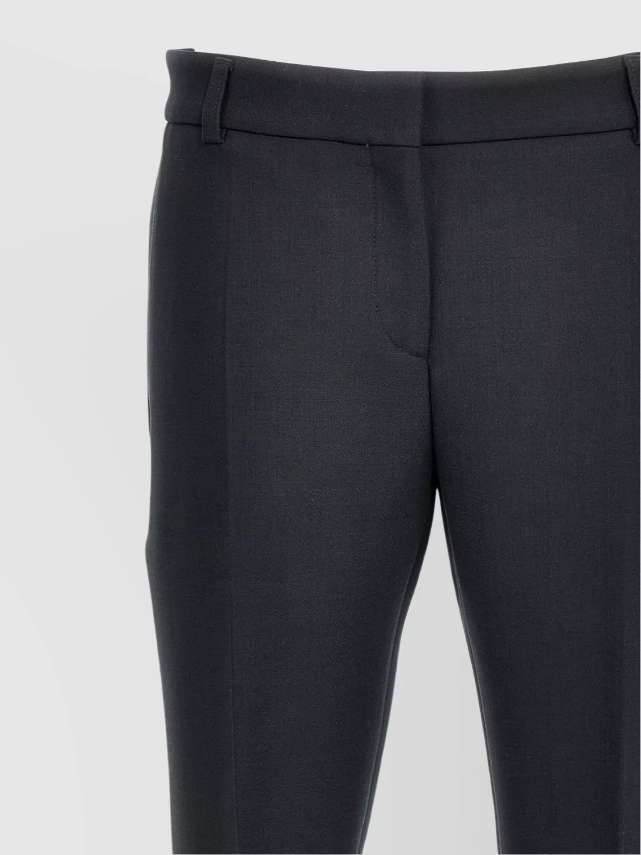 Totême Low-Rise Slim-Leg Wool-Blend Tailored Trousers