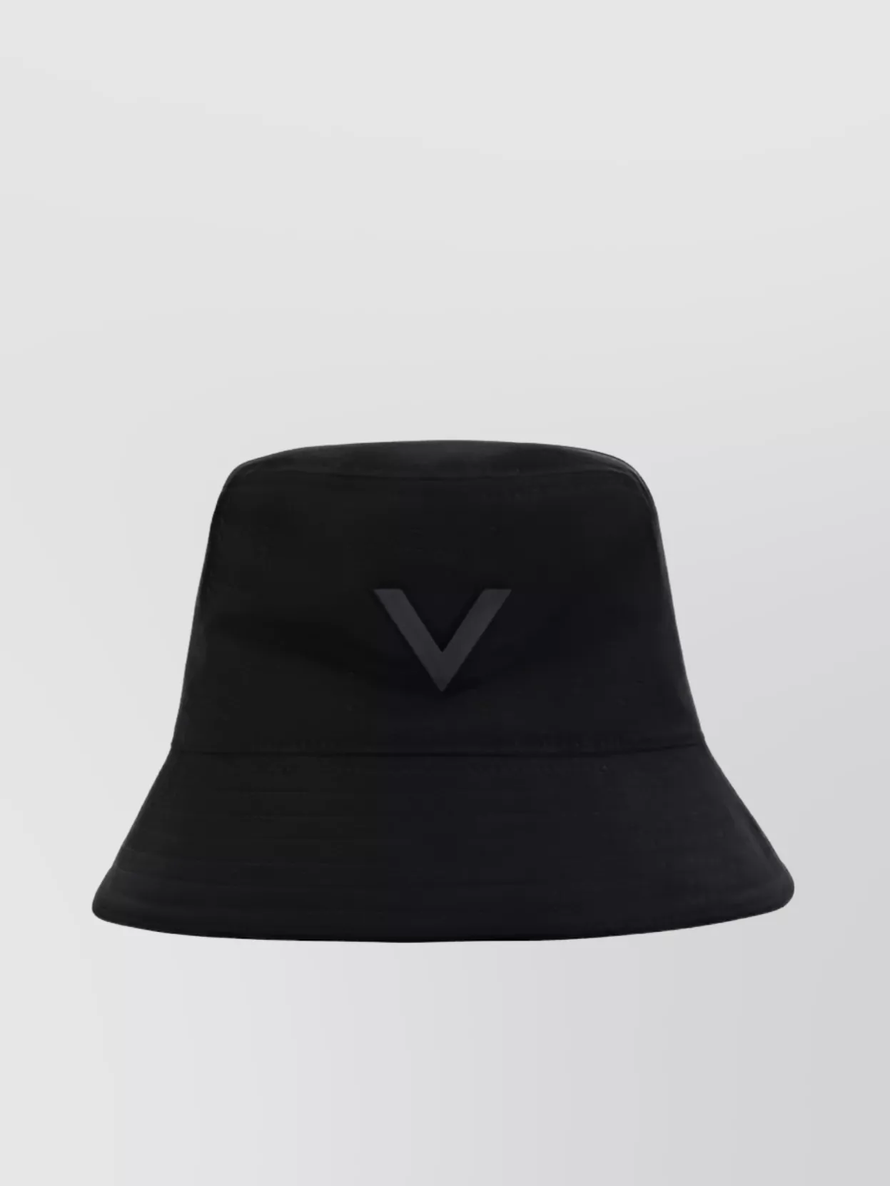 Shop Valentino Cotton Wide Brim Bucket Hat