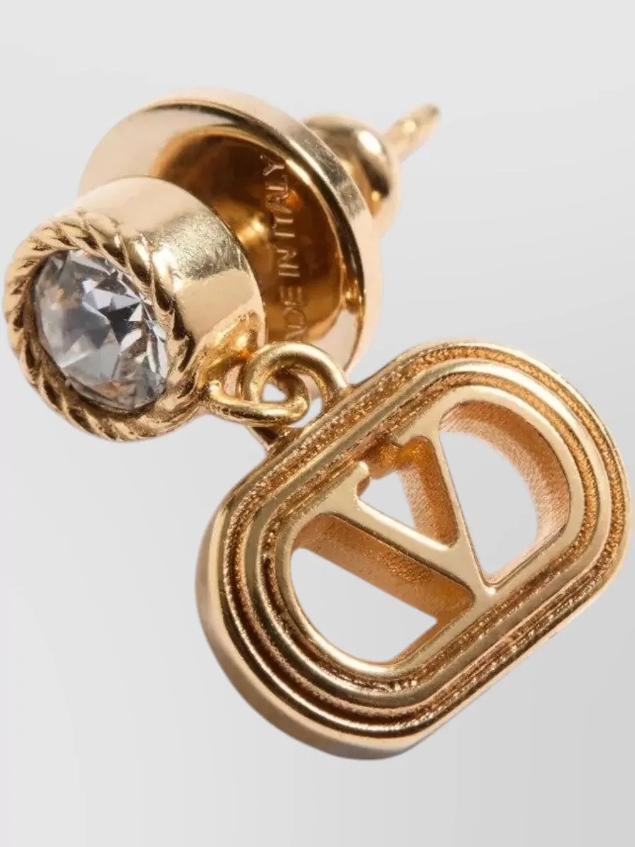 Valentino Garavani Swarovski Crystal Stud Earrings