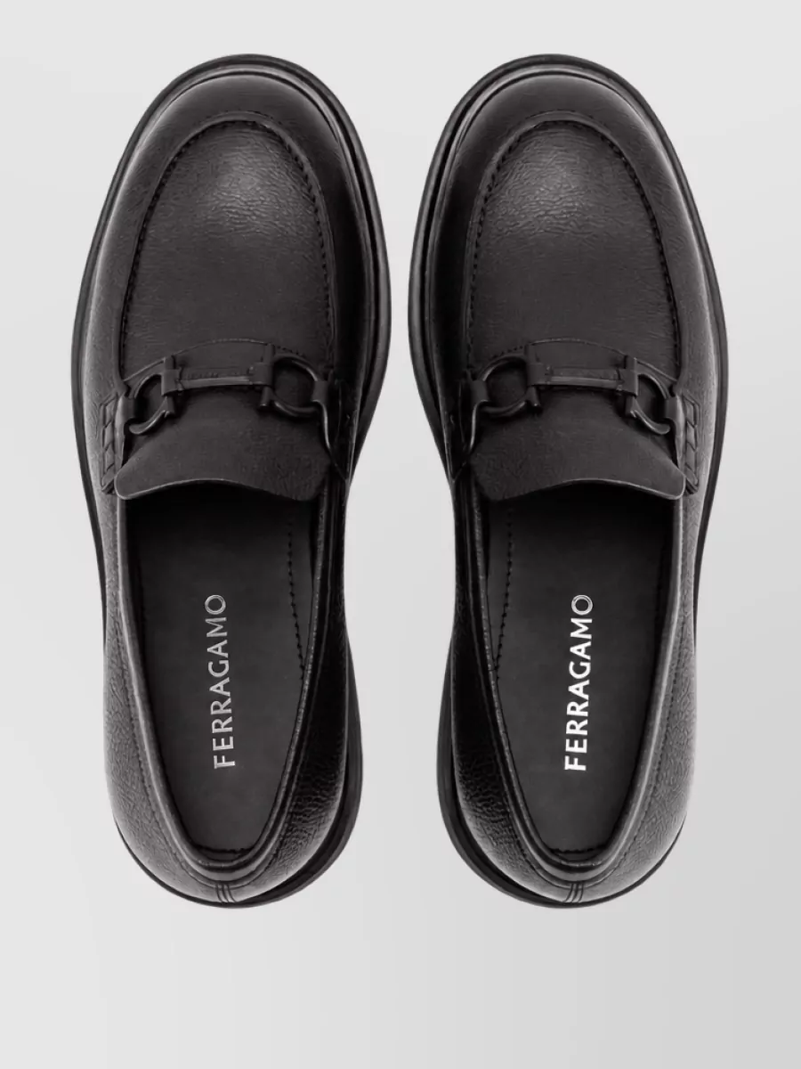 Ferragamo Leather Loafers