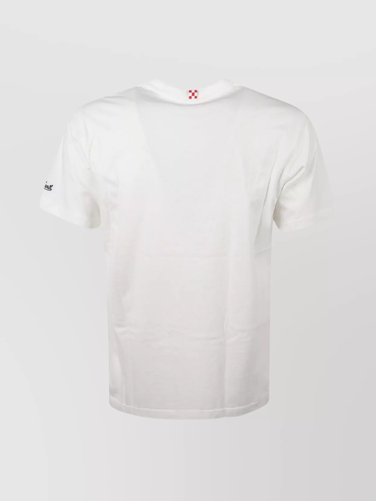 Mc2 Saint Barth Short Sleeve Crew Neck Embroidered T-Shirt