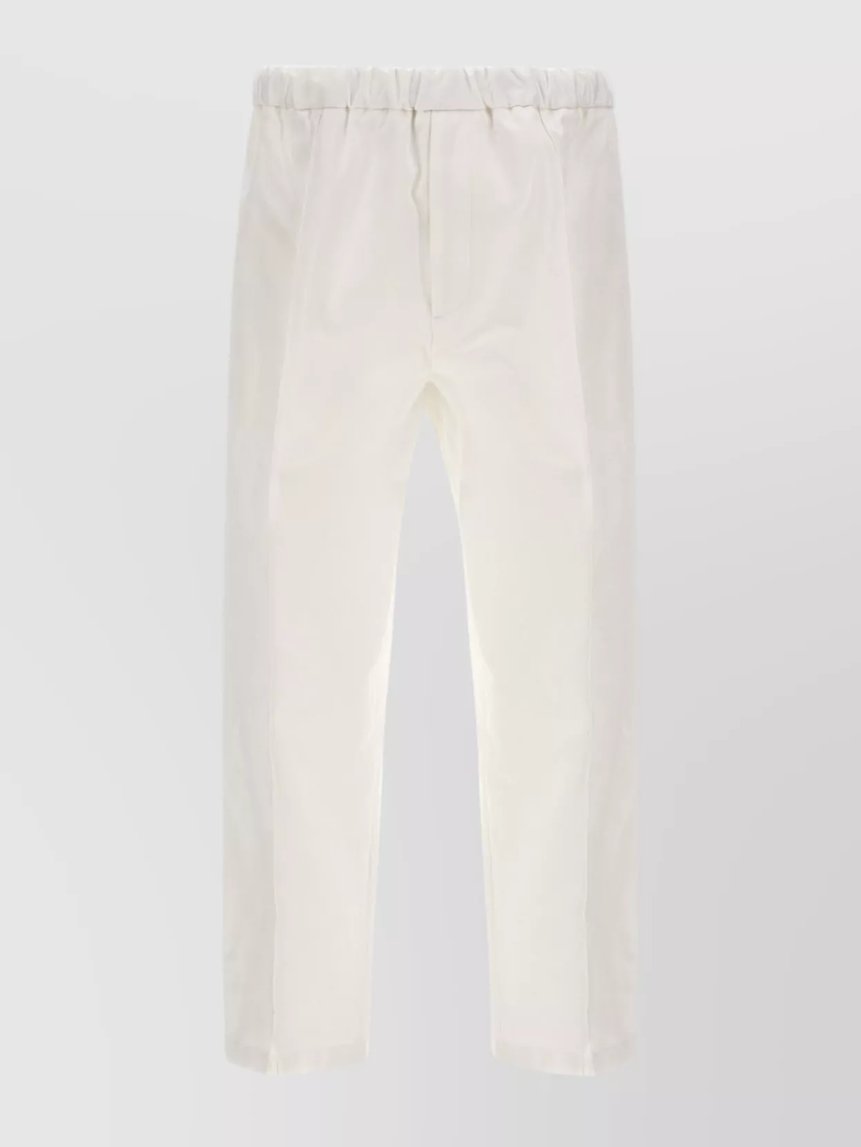 Shop Jil Sander Tailored Trousers Elastic Waistband