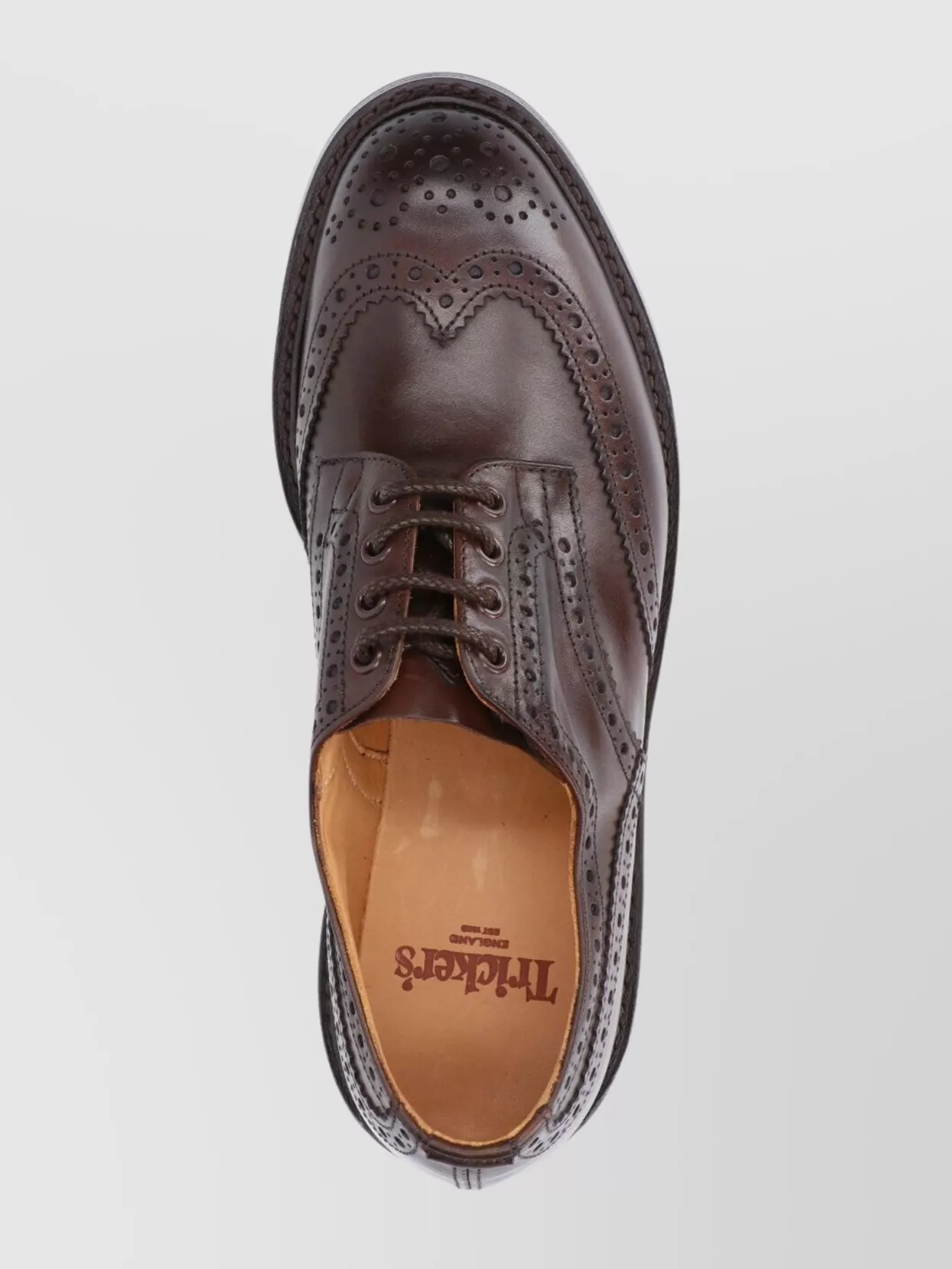 Tricker's Brogues With Round Toe And Brogue Detailing In Multi