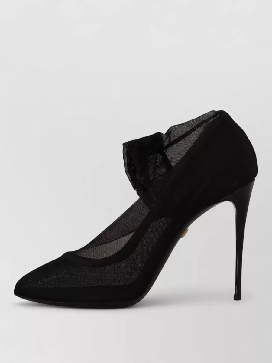 Dolce&Gabbana Mesh Gathered Pumps