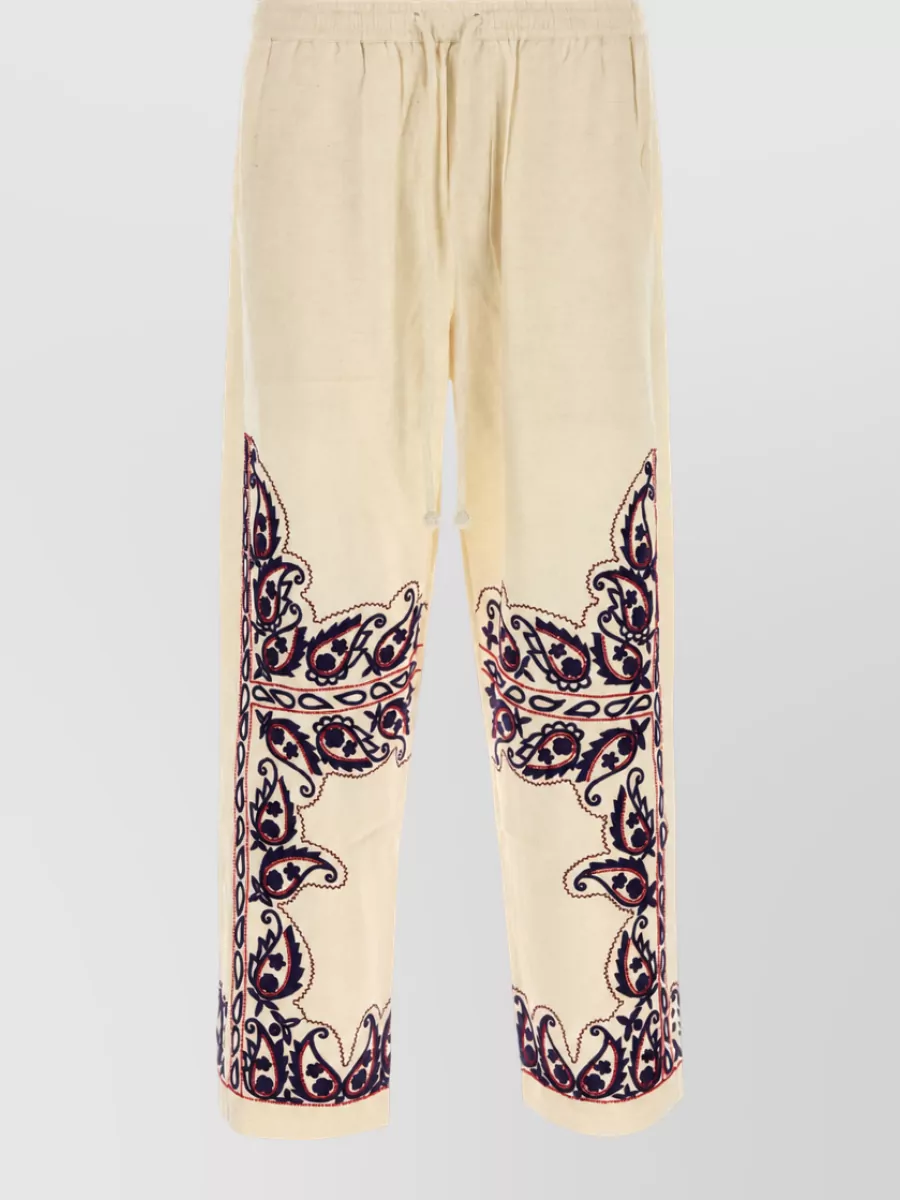 Baziszt silk relaxed-fit swimming trunks