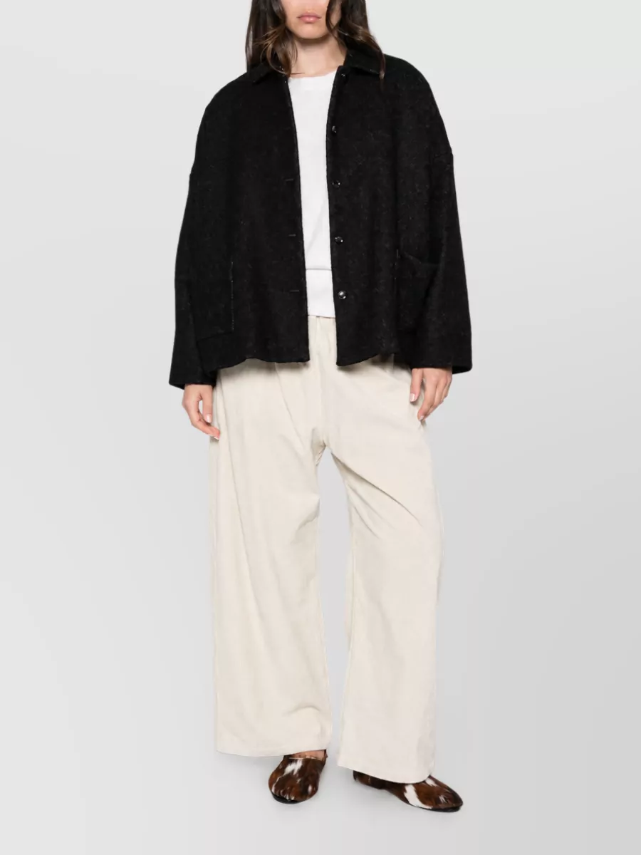 Apuntob Herringbone Oversized Coat