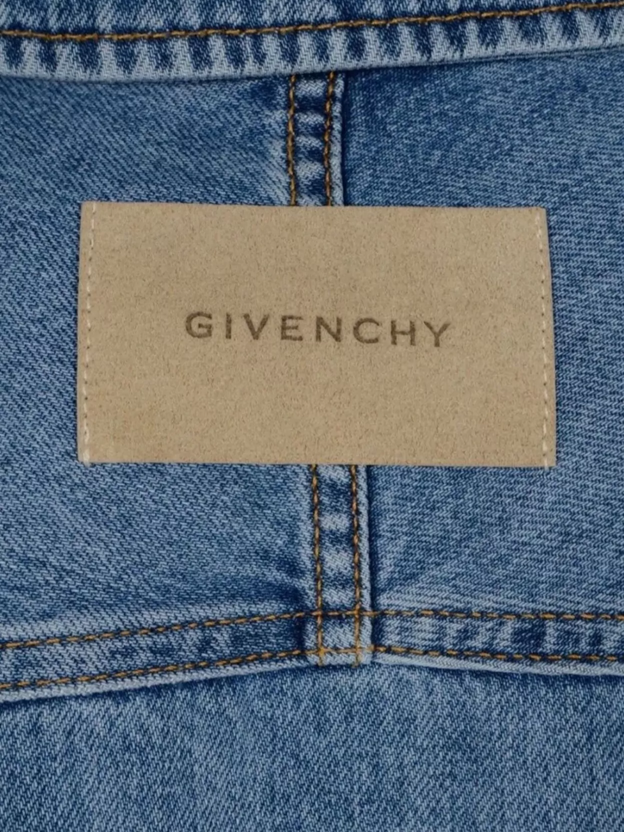 Givenchy Cocoon Collared Neck Denim Shirt