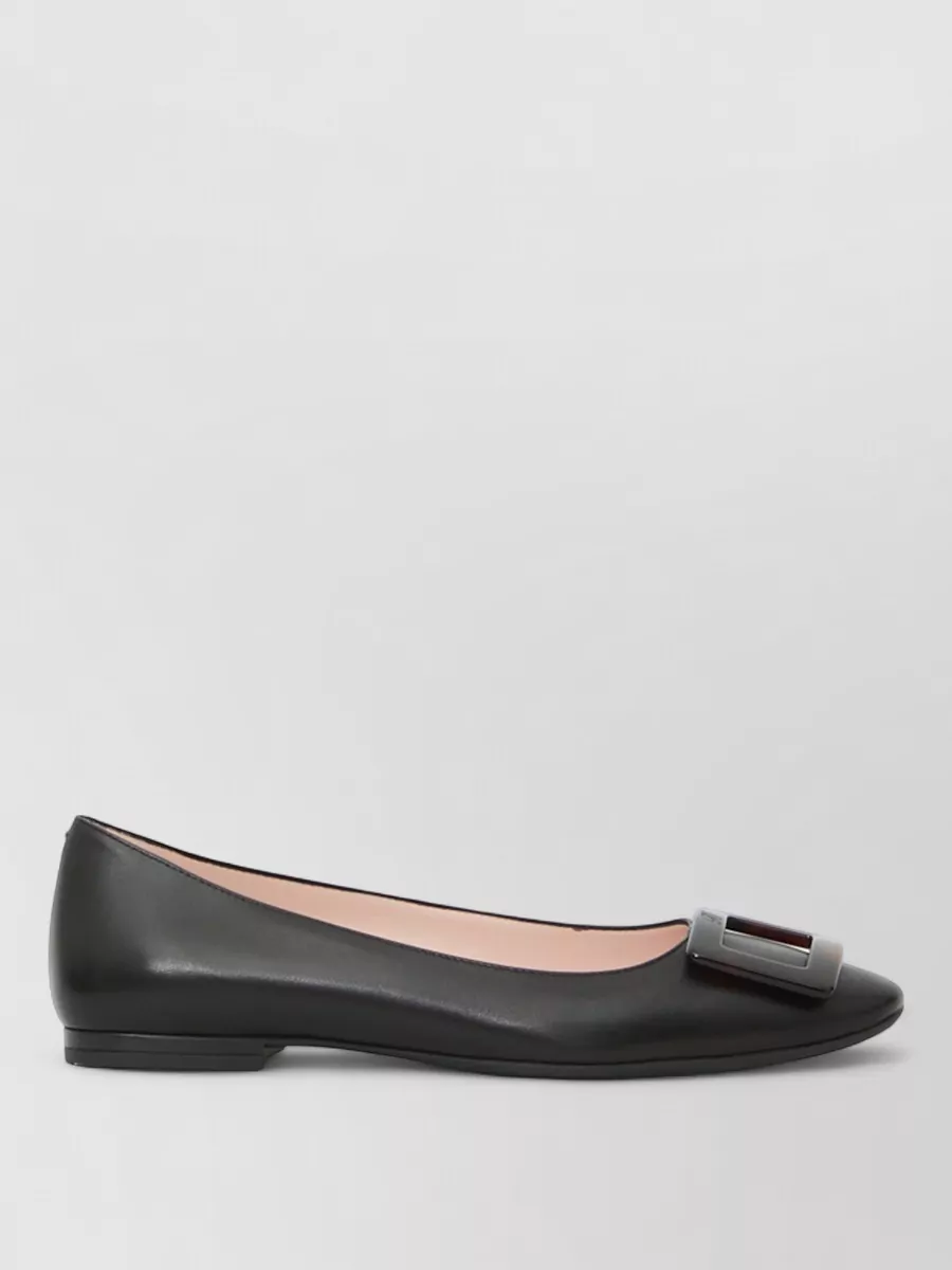 Roger Vivier Leather Ballerina Shoes