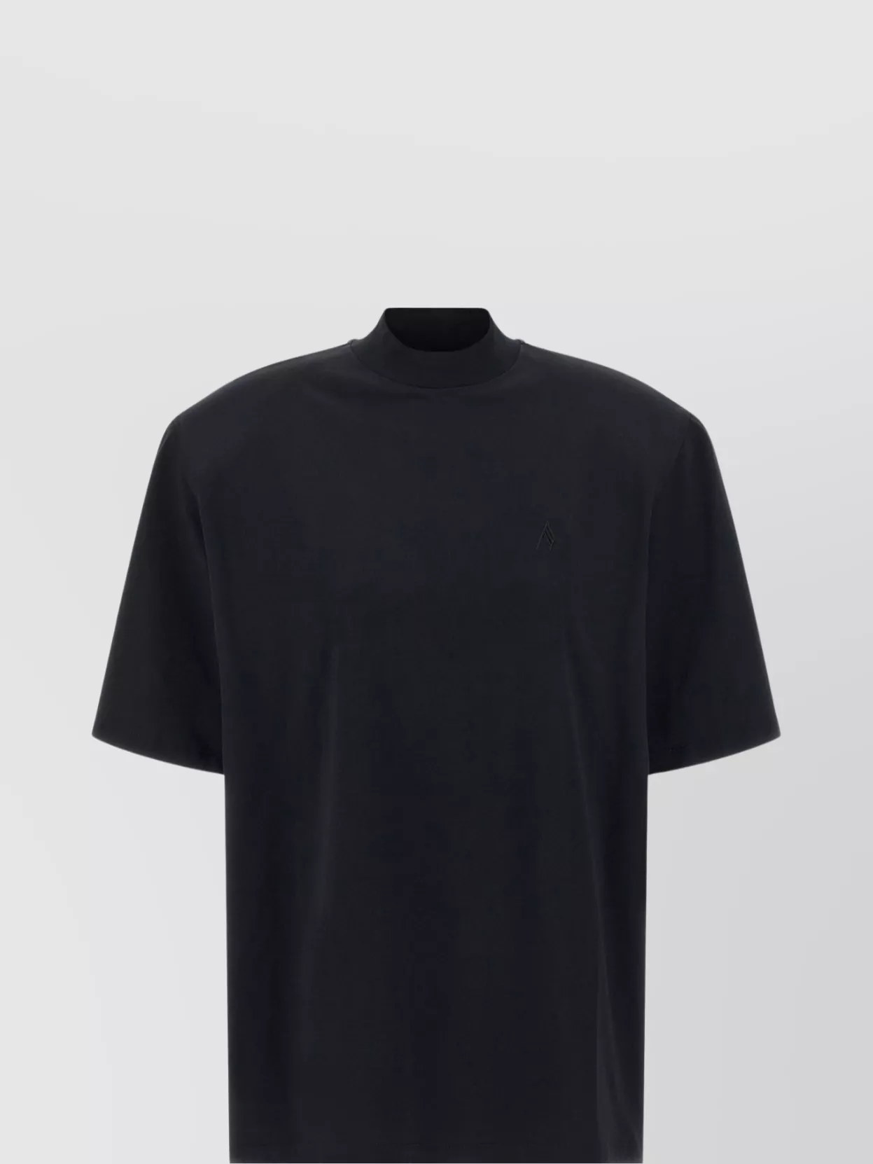 Attico T-shirt Black In Blue