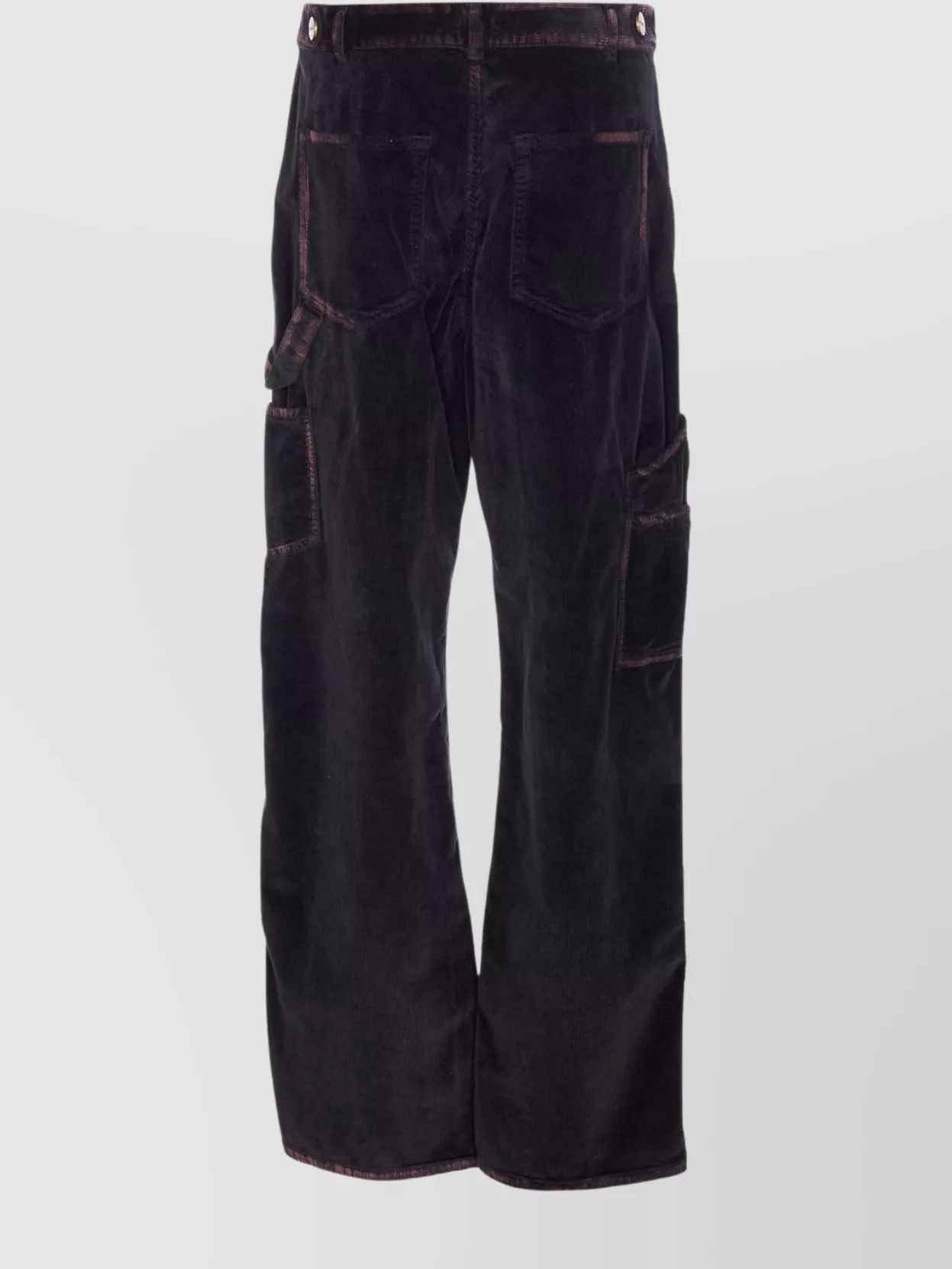Pinko Cargo Trousers With Pockets And Loops In Purple