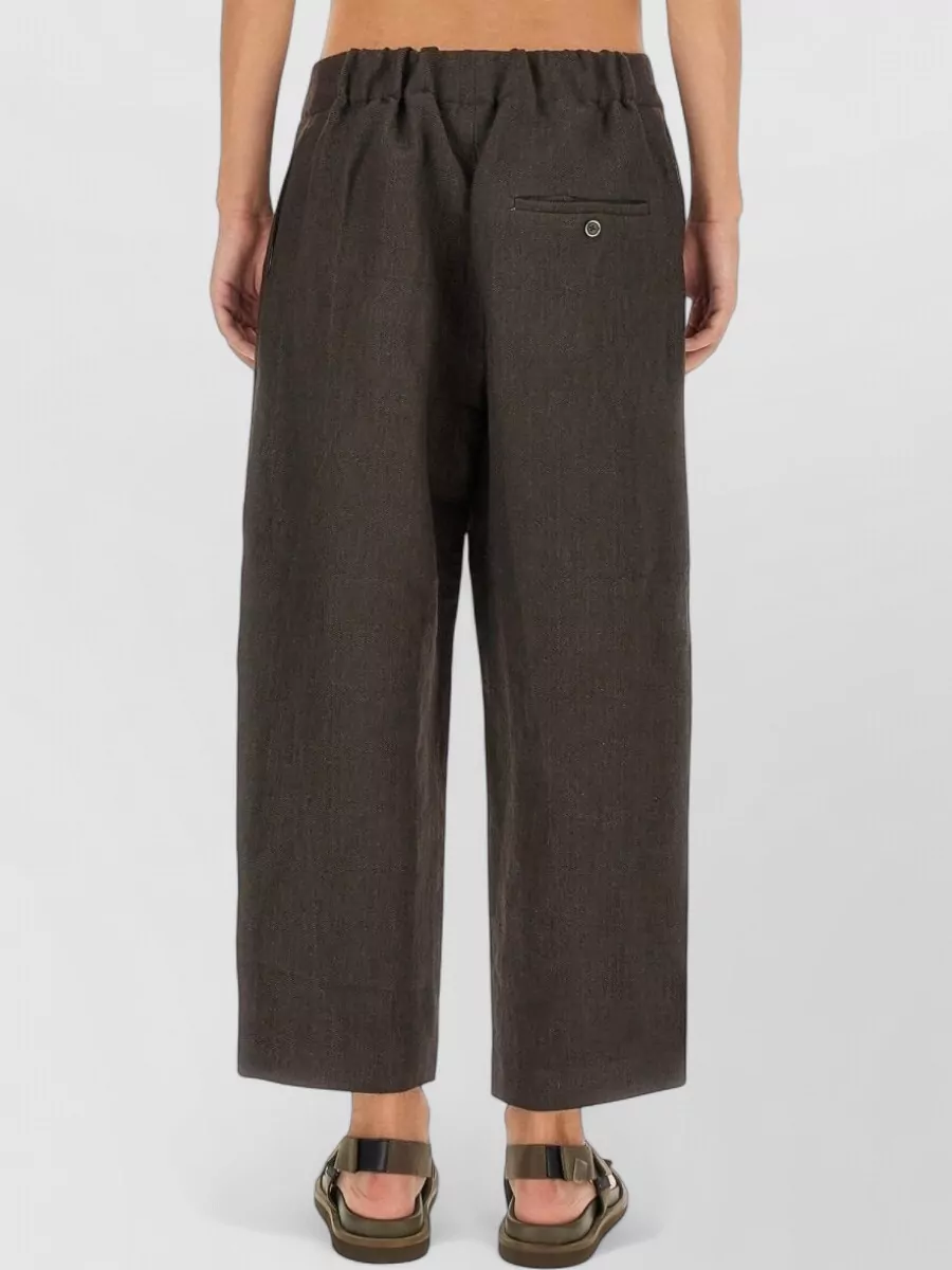 Uma Wang Regular-Fit Cropped Trousers
