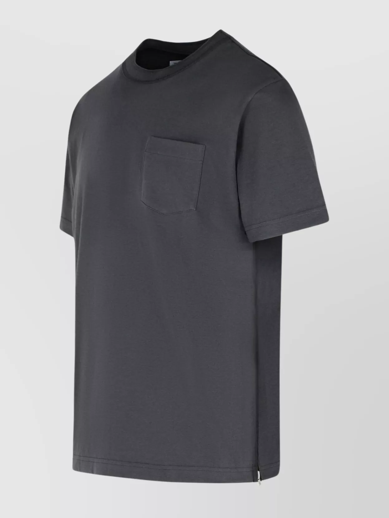 Sacai Cotton Crew Neck T-Shirt With Chest Pocket