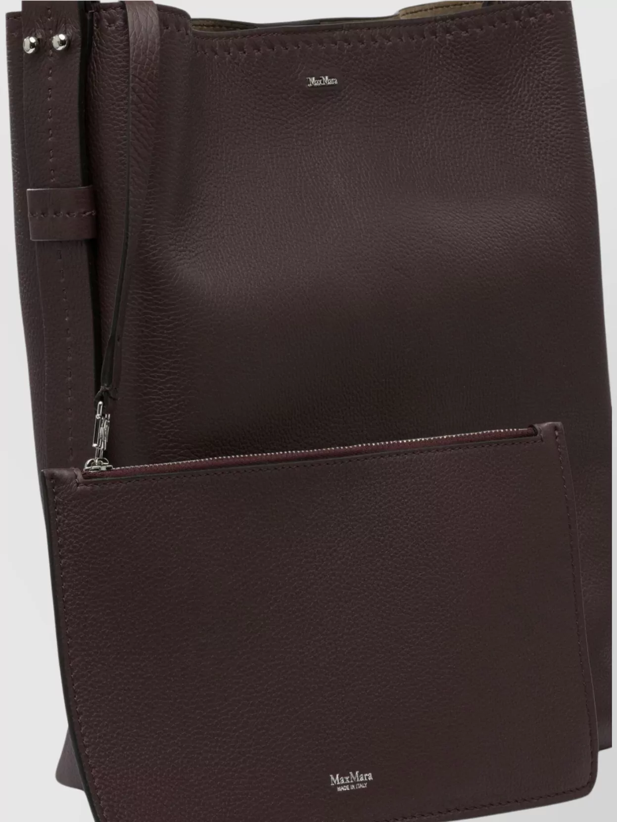 Max Mara "Adjustable" Leather Shoulder Bag