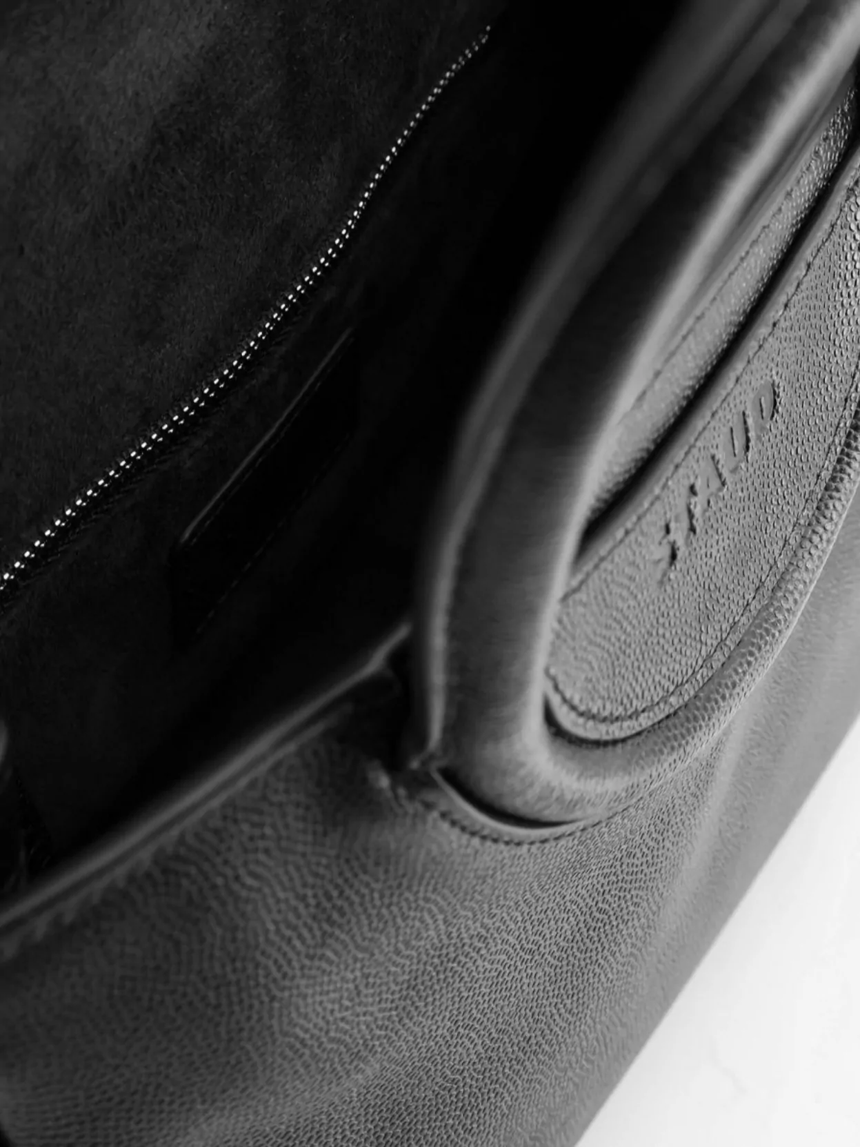 Staud Structured Textured Top Handle Shoulder Bag