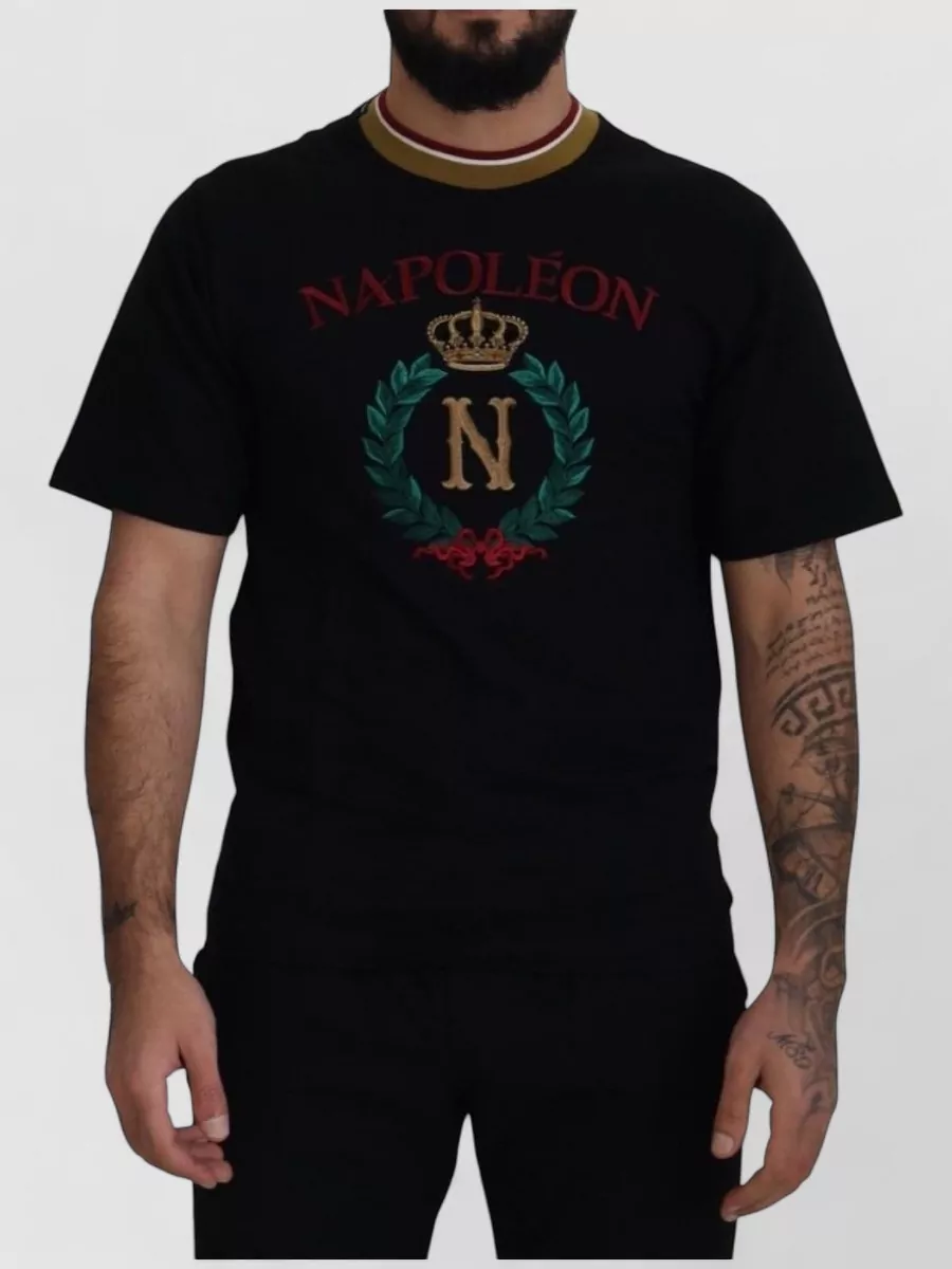 Dolce&Gabbana cotton embroidered crewneck t-shirt
