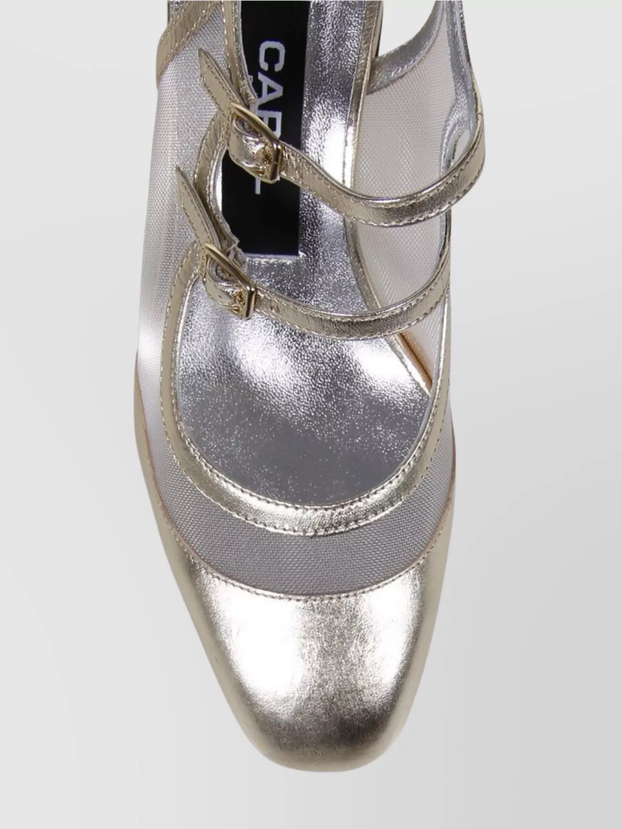 Carel Nighttime Block Heel Pump With Mesh Panels