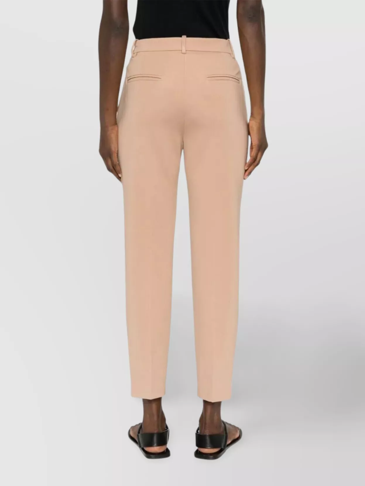 Pinko Stylish Trousers With Pockets And Loops In Pink