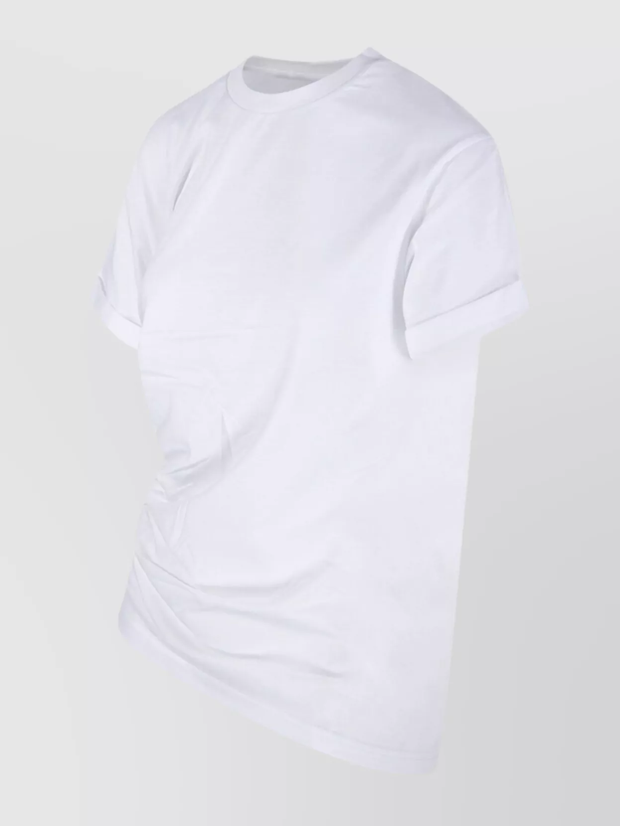Victoria Beckham Asymmetric Hem Short Sleeve T-shirt