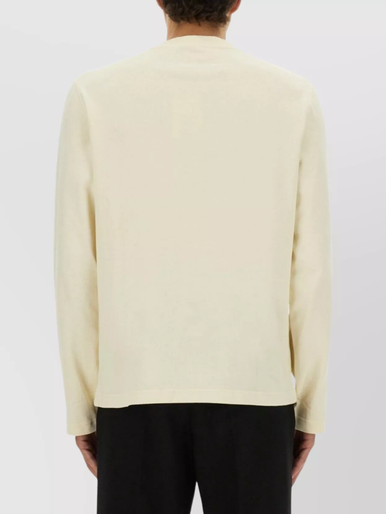 Jacquemus Crew Neck T-Shirt Ribbed Cuffs