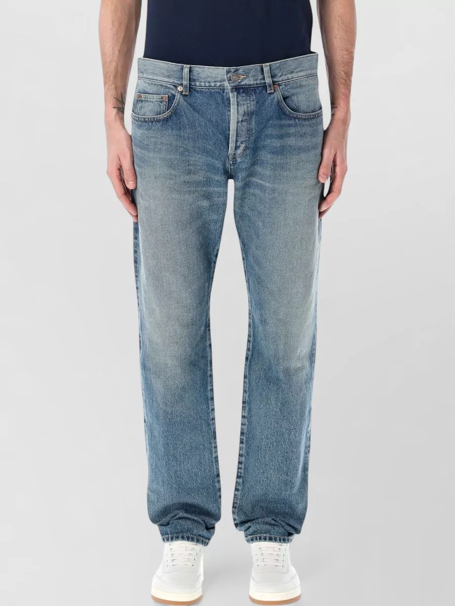 Saint Laurent denim relaxed slim trousers
