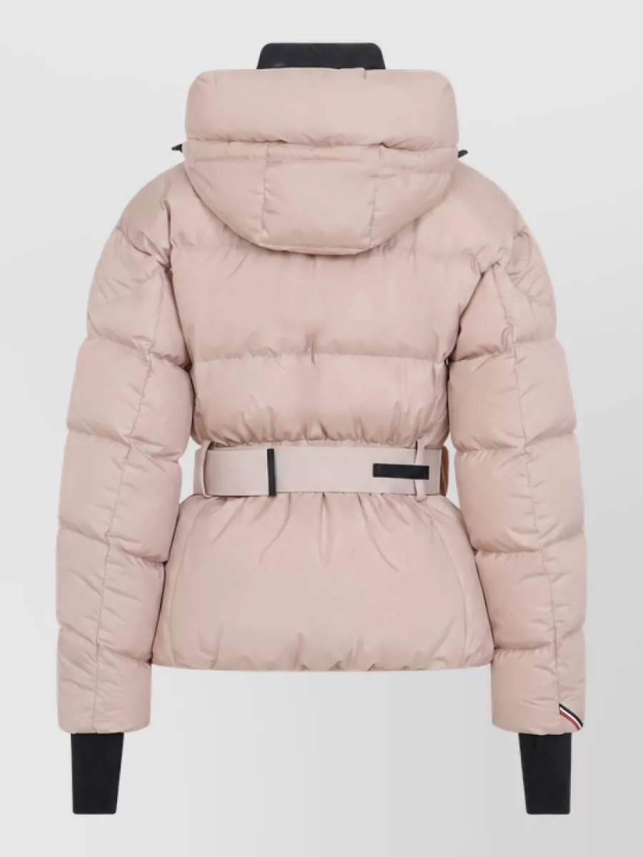 Moncler Grenoble Quilted Down Belted Puffer Jacket