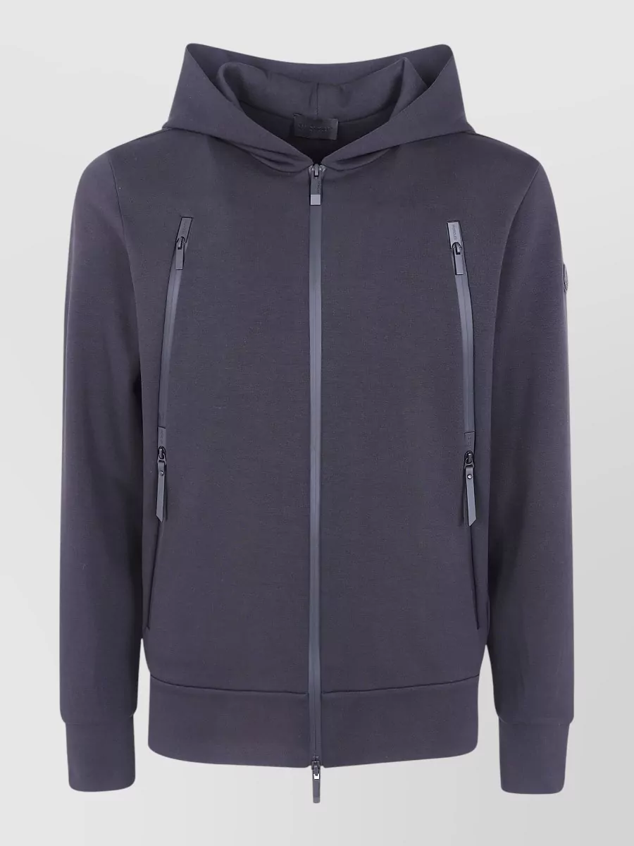 Moncler zip up hooded jacket