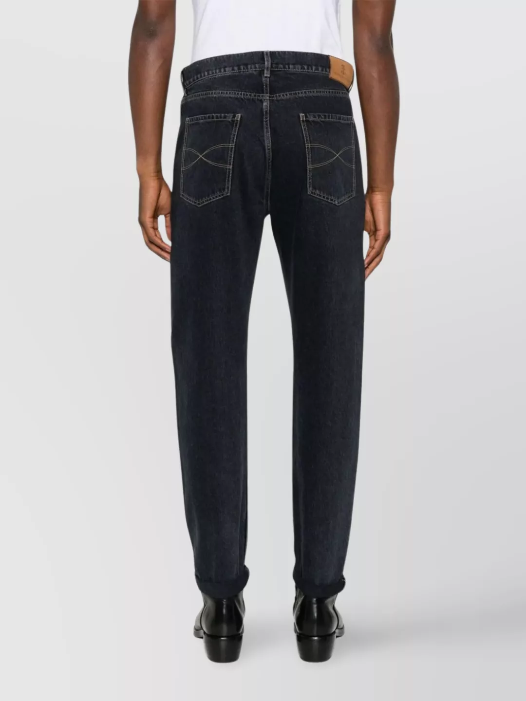 Brunello Cucinelli Five-pocket Denim Jeans With Belt Loops In Blue