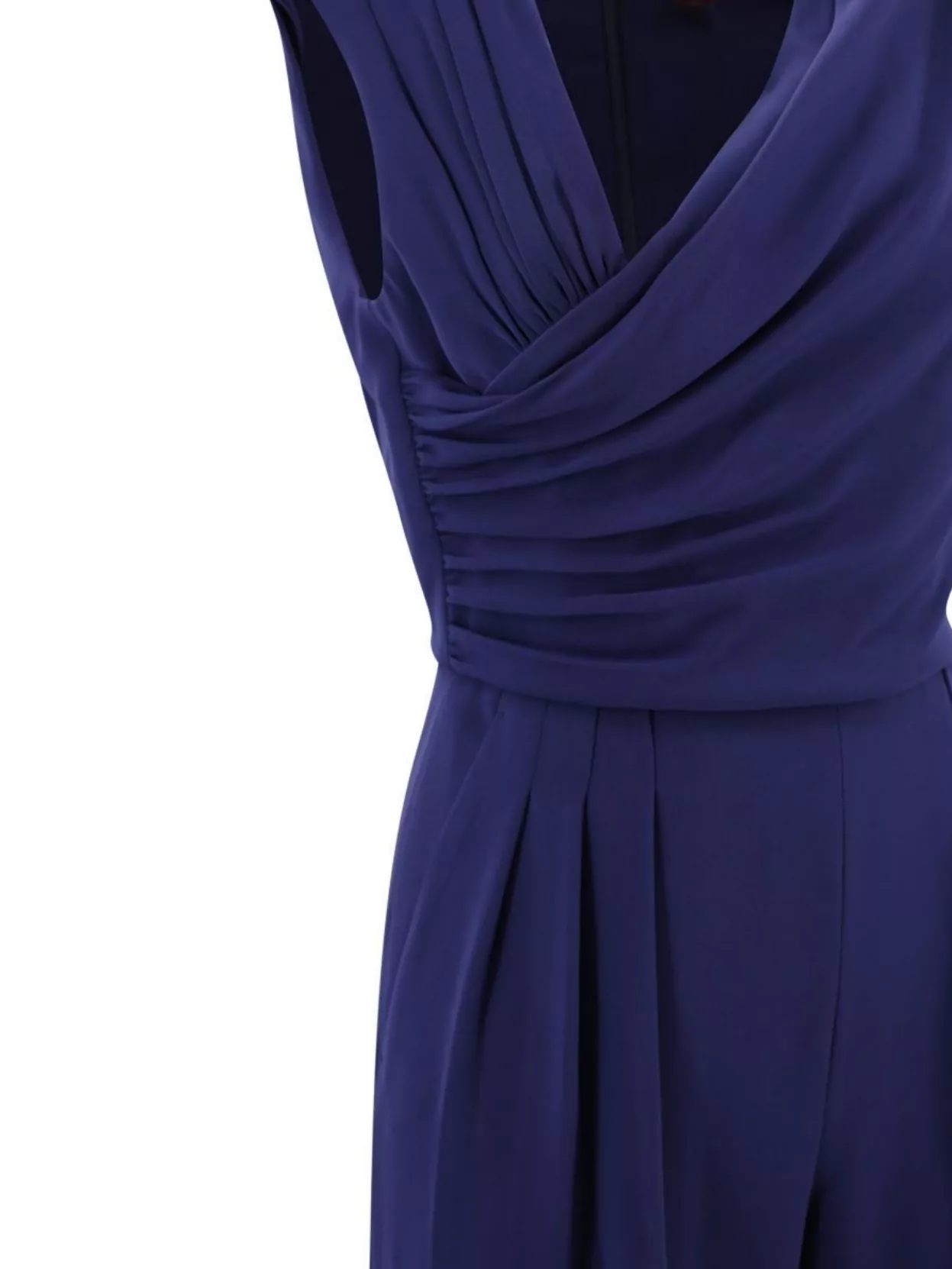 's Max Mara Draped Cady Jumpsuit Embroidered Belt