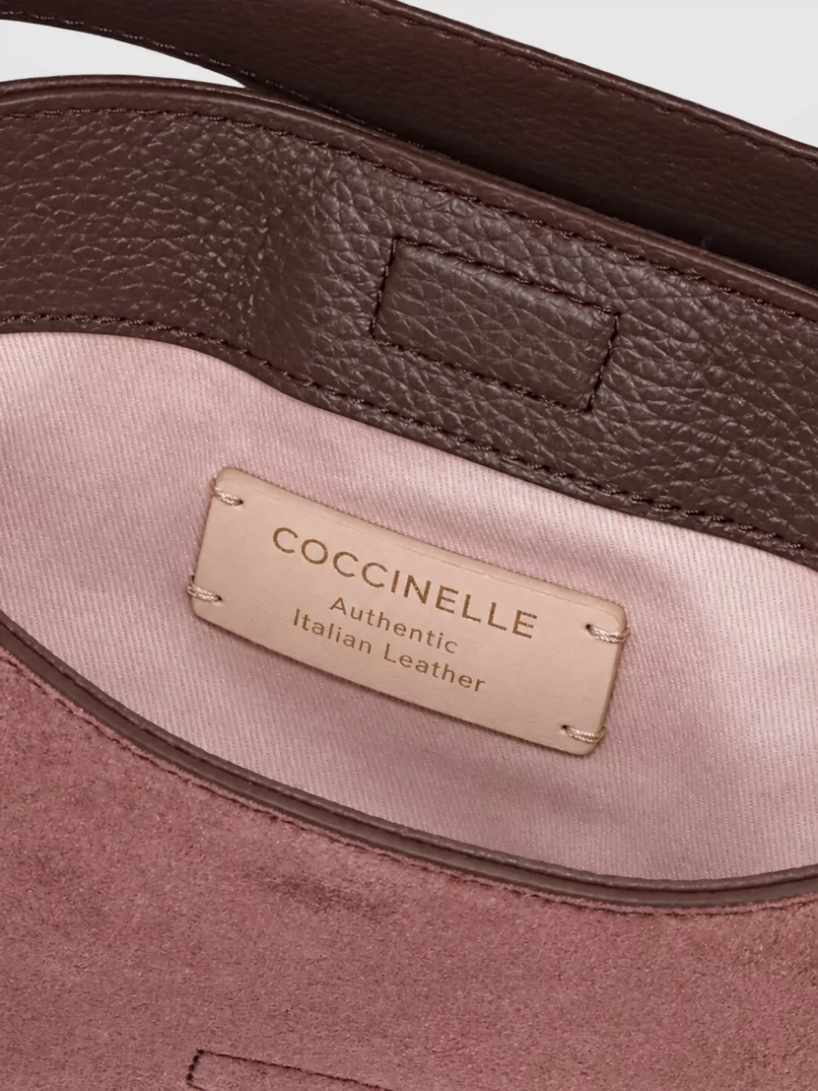 Coccinelle Suede Leather Shoulder Bag