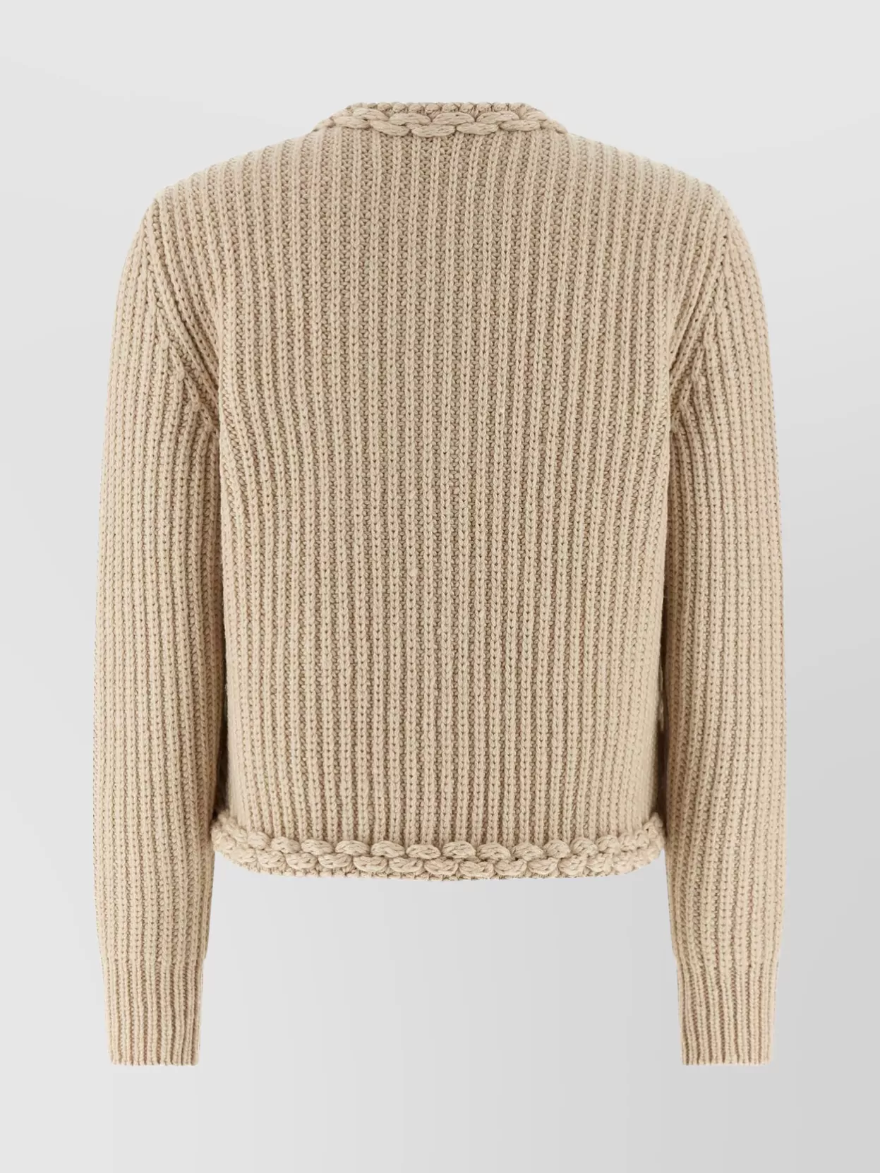 Moncler Padded Cardigan Sweaters And Cardigans Beige In Neutral