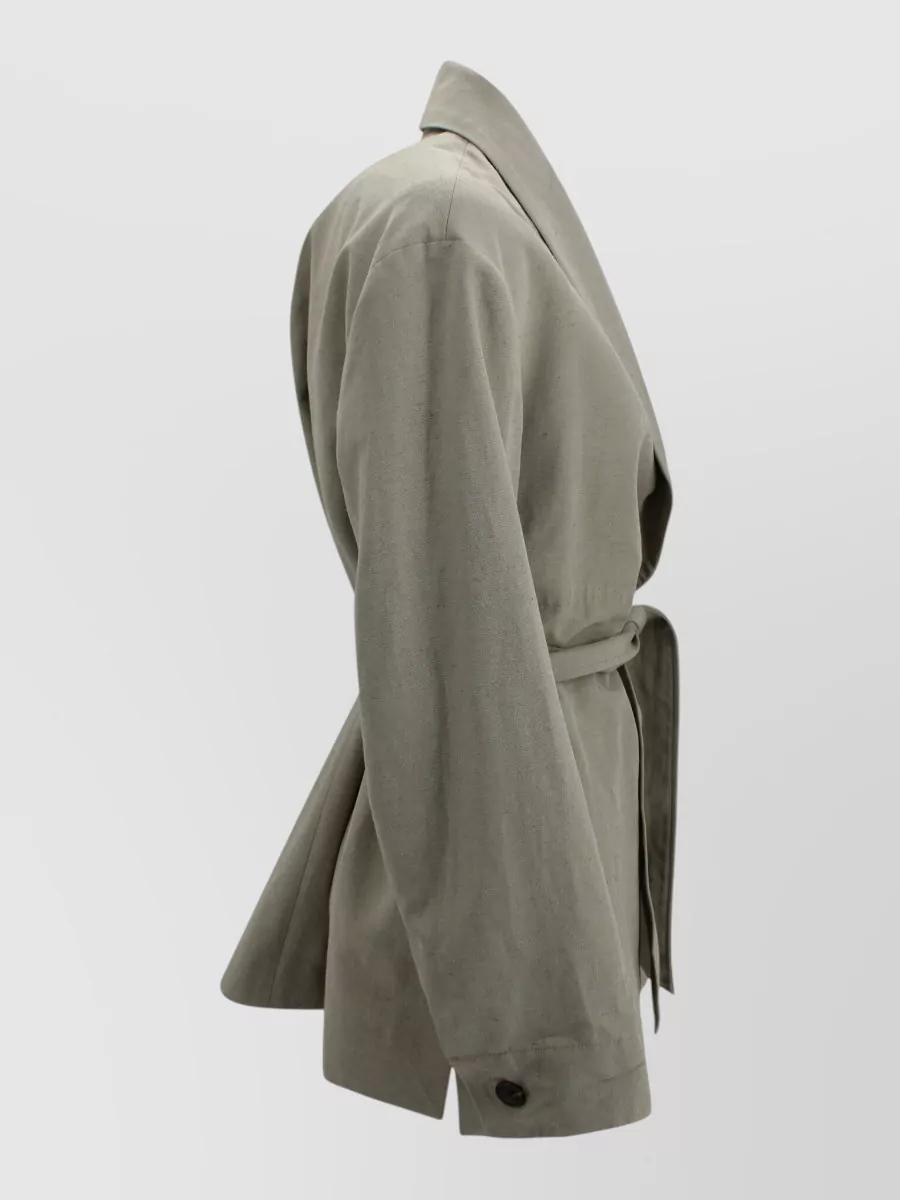 Soeur Belted Wrap Suit Jacket