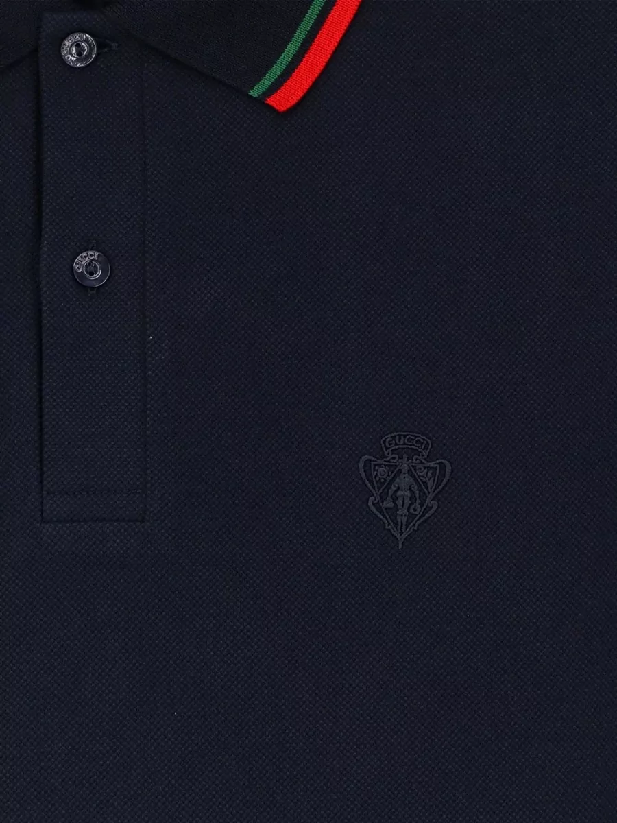Gucci Cotton Piqué Embroidered Regular-Fit Polo Shirt