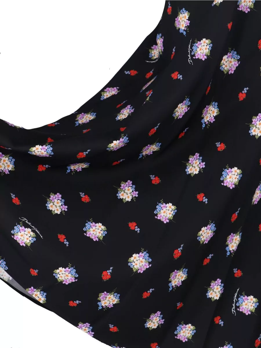 Dolce&Gabbana Silk Midi Dress
