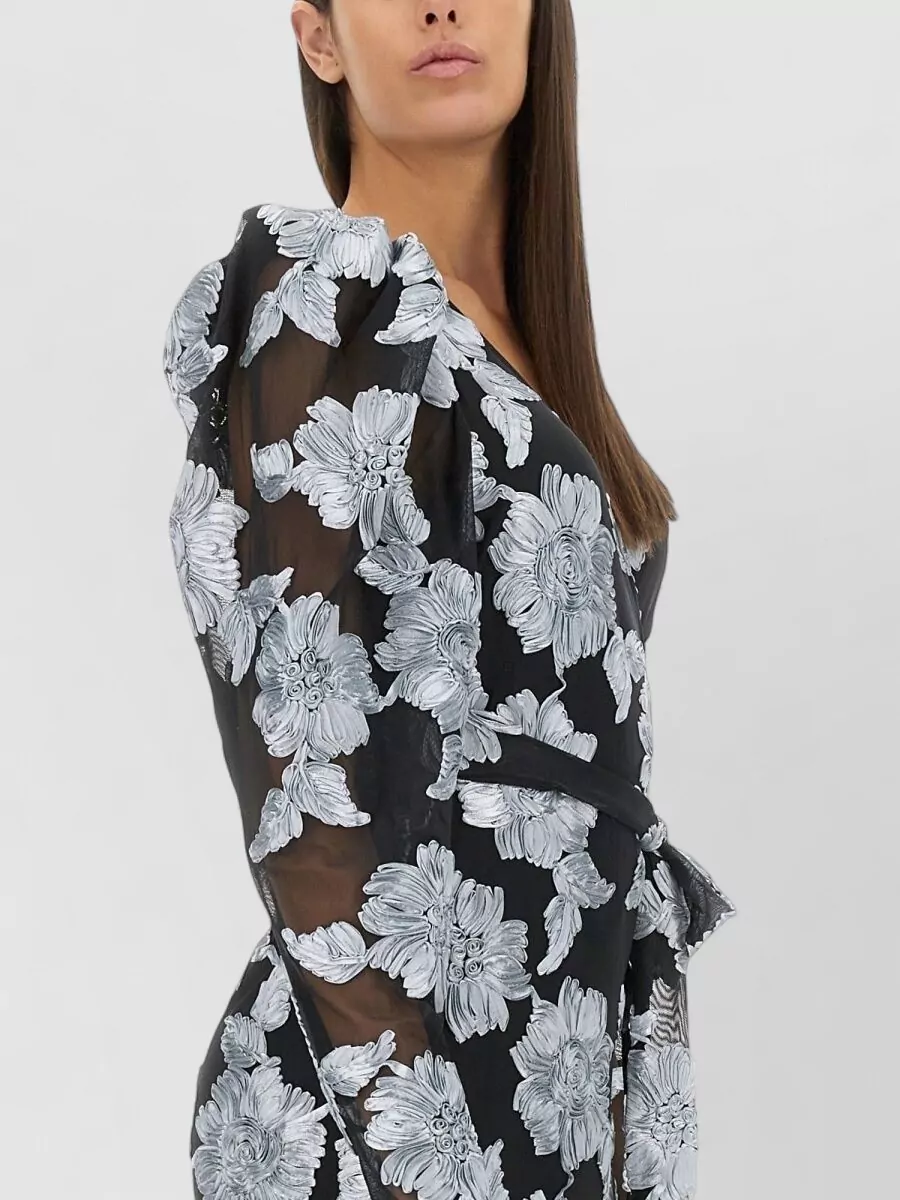 Rotate Birger Christensen floral-print regular-fit maxi dress